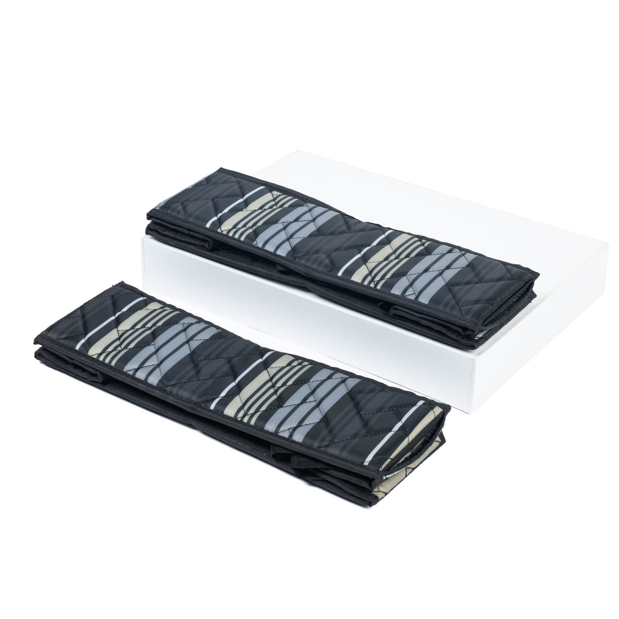 Dolly 2pc 6 Pocket Drawer Organizer - LOVE STRIPE BLACK - Dolly2pk_LoveStripeBlack_06